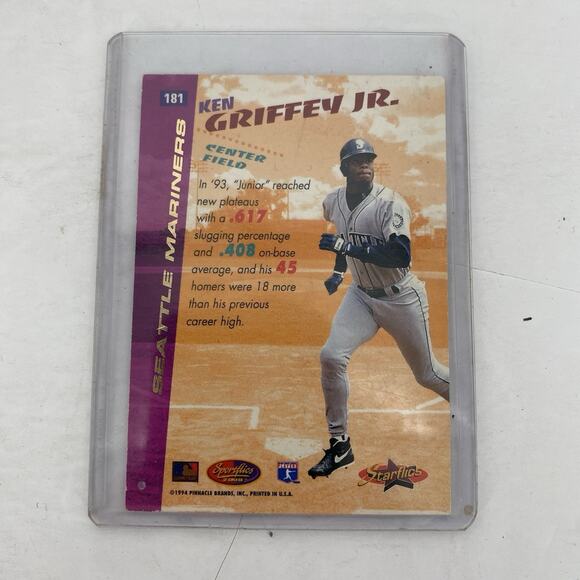 Ken Griffey Jr Hologram Card And All Star Wheaties Baseball - Picture 4 of 8